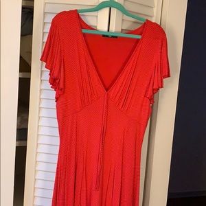 NWT Missguided Red polka dot dress